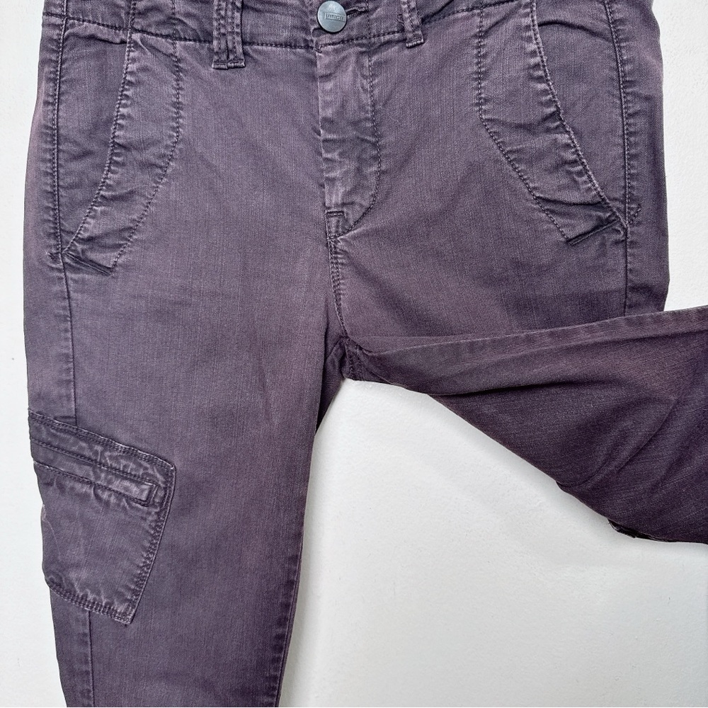 Vince Womens 26 Slim Cargo Mulberry Pant - Picture 8 of 16